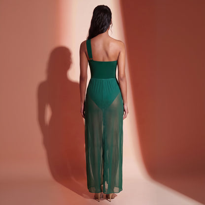 Midnight Luxe Swimsuit Set - Green