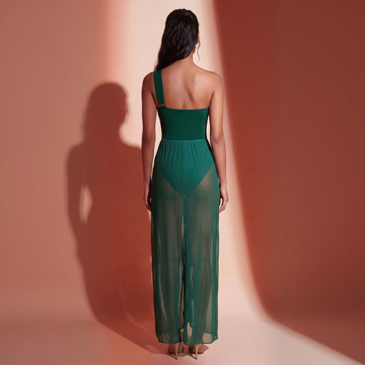 Midnight Luxe Swimsuit Set - Green