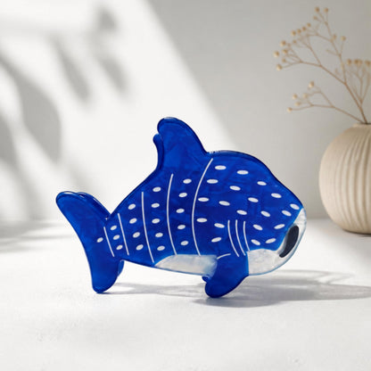 Whale Shark Hair Claw Clip