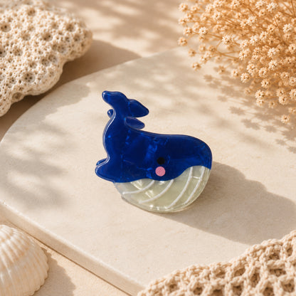 Set of 4 Ocean Friends Mini Hair Claws - Lobster
