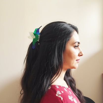 Hummingbird Hair Claw Clip - DQD Clothing