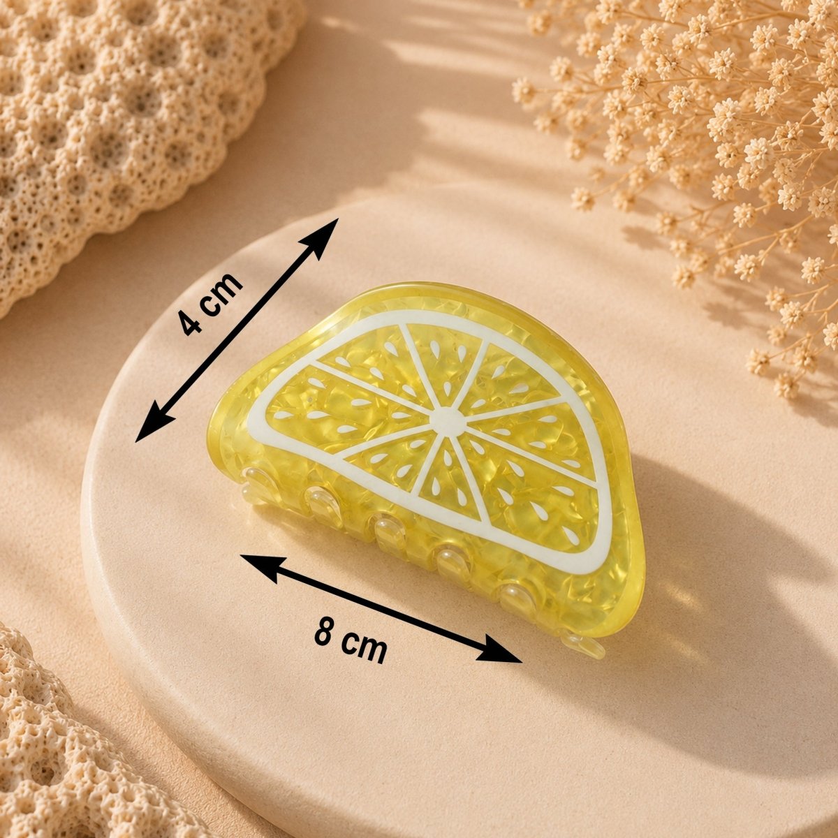 Lemon Slice Claw Clip - DQD Clothing