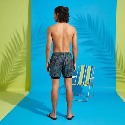 Ocean Drift Green Swim Shorts side view