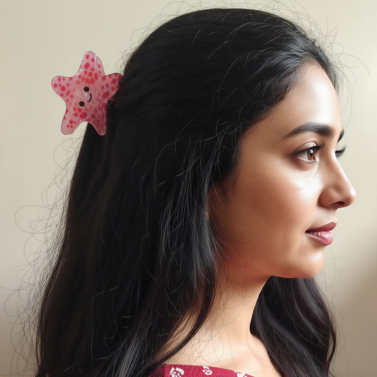 Pink Starfish Hair Claw - DQD Clothing