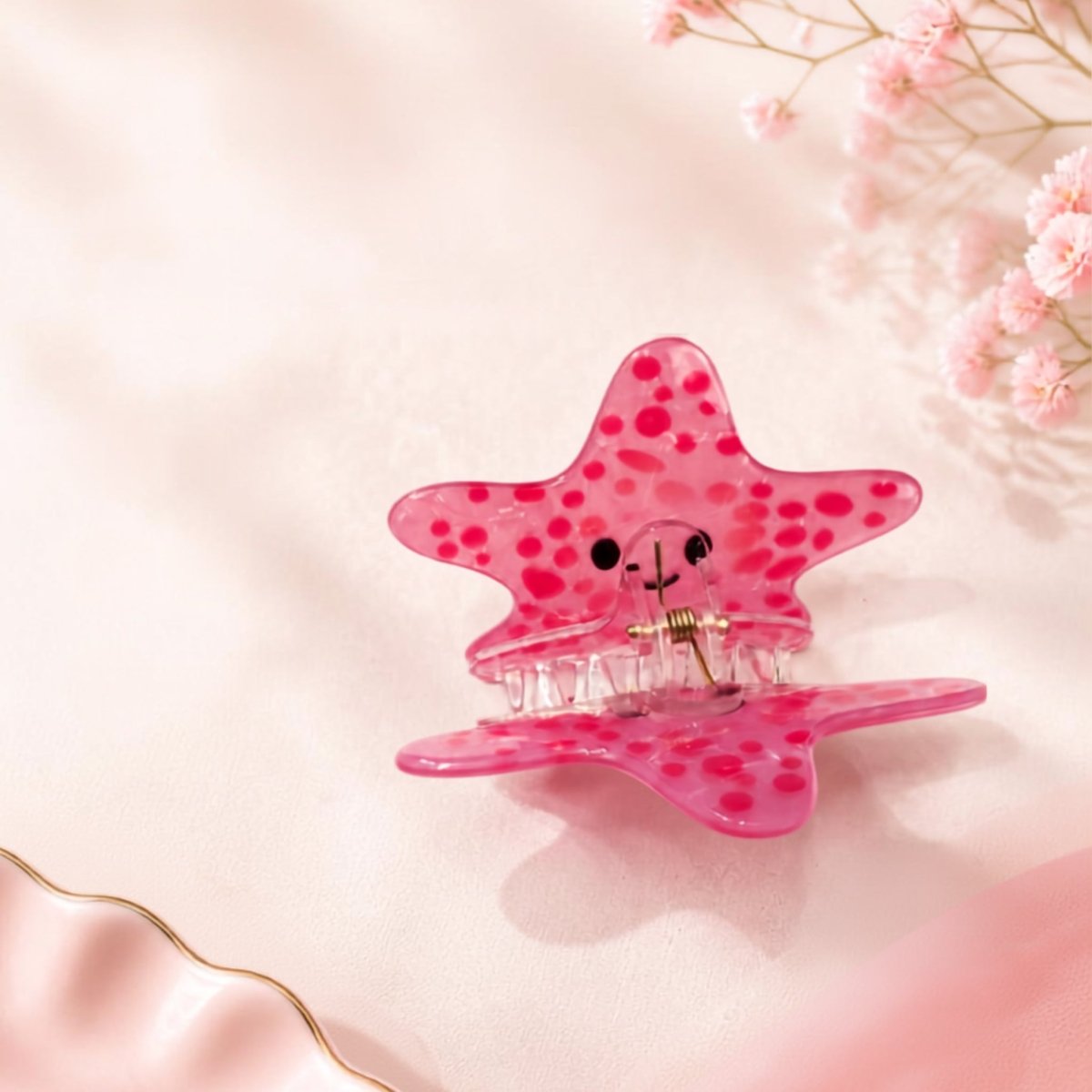 Pink Starfish Hair Claw - DQD Clothing