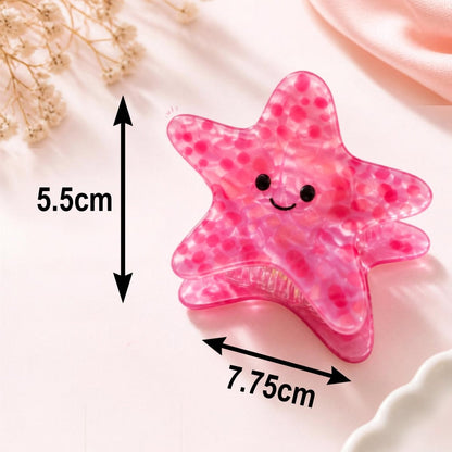 Pink Starfish Hair Claw - DQD Clothing