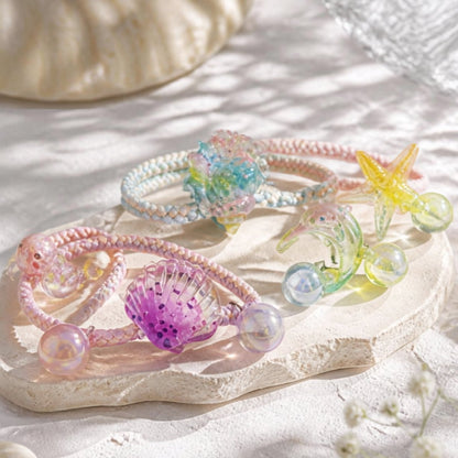 Set of 5 Ocean Theme Hair Ties - DQD Clothing