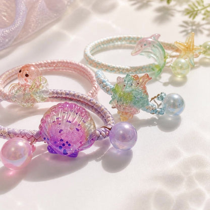Set of 5 Ocean Theme Hair Ties - DQD Clothing